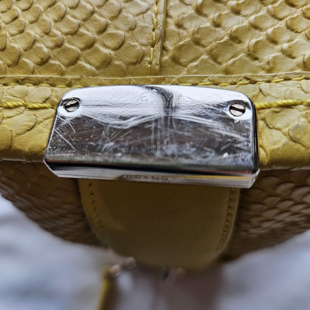 Coach Embossed Python Swagger 27 ‎ Bag Dual Handl… - image 9